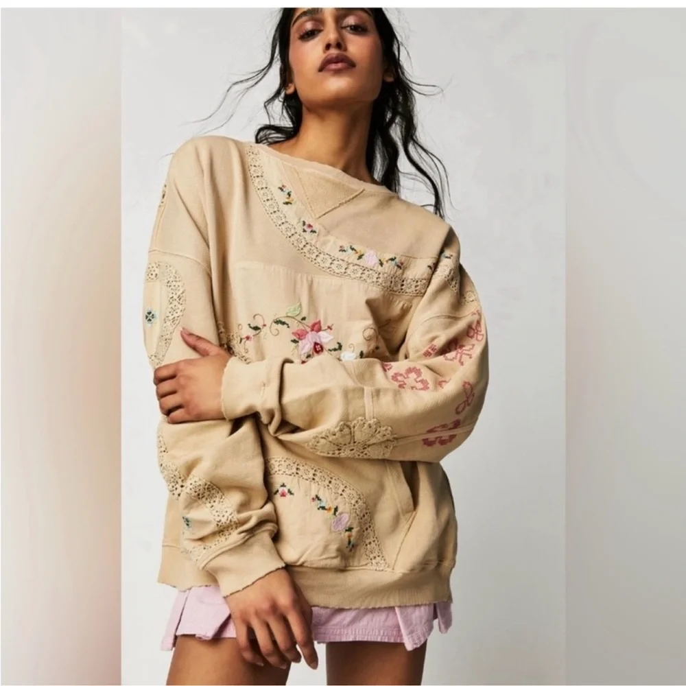 Free People Grams Attic Sweatshirt